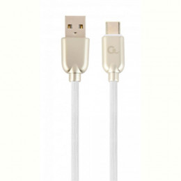 Кабель Cablexpert (CC-USB2R-AMCM-2M-W) USB 2.0 A - USB Type-C, преміум, 2м, білий