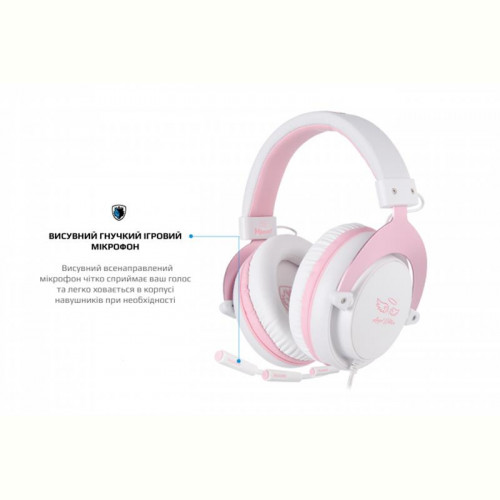 Гарнітура Sades SA-723 Mpower Pink/White (sa723pnj)