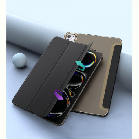 Чохол-книжка BeCover Tri Fold Hard для Apple iPad Pro 11" M4 2024 Black (711726)