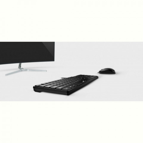 Комплект (клавіатура, миша) Genius C-126 SlimStar Black Ukr (31330007407)