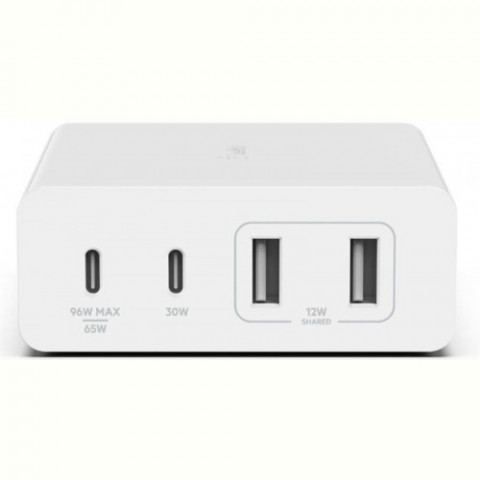 Мережевий зарядний пристрій Belkin Home Charger 108W Dual USB-С/USB-A (WCH010VFWH)