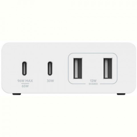 Мережевий зарядний пристрій Belkin Home Charger 108W Dual USB-С/USB-A (WCH010VFWH)