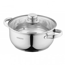 Каструля зі скляною кришкою Ardesto Gemini Gourmet Aosta, 2.7л, нержавіюча сталь
