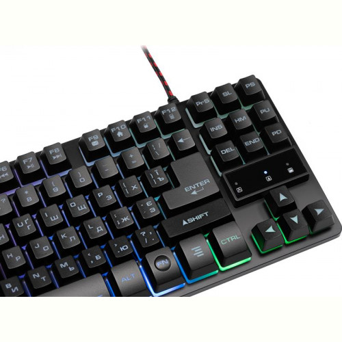 Клавіатура 2E Gaming KG290 LED Ukr (2E-KG290UB) Black USB