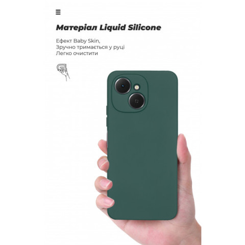 Чохол ArmorStandart ICON для Tecno Spark 40C 4G Camera cover Dark Green (ARM87941)