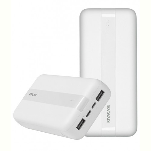 Універсальна мобільна батарея Rivacase VA2081 20000 mAh White (PB931071)