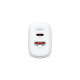 Зарядний пристрій ArmorStandart AR-T252WEU 25W GaN USB-C+ USB-A White (ARM89532)