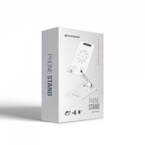 Тримач для телефона ArmorStandart ARH210 Steel White (ARM77745)