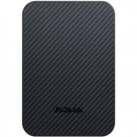 Портативна батарея Pitaka Aramid Fiber Magnetic Power Bank Qi2 10000mAh Twill Black/Gray (PBQ2501)