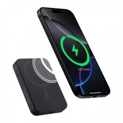 Портативна батарея Pitaka Aramid Fiber Magnetic Power Bank Qi2 10000mAh Twill Black/Gray (PBQ2501)