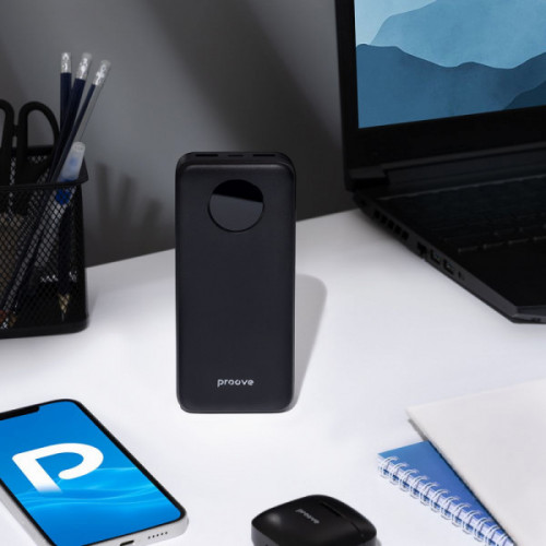 Портативна Батарея Proove Illuminator SE 22.5W 20000mAh black Купити в Україні