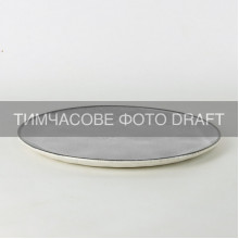 Тарілка Ardesto Daiano, 22см, порцеляна, сірий