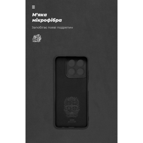 Чохол ArmorStandart ICON для ZTE Blade A35 4G / A55 4G Camera cover Black (ARM81524)