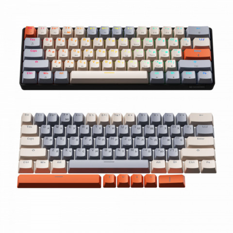 Дротова механічна клавіатура GamePro MK130 V2 Infinity QLAB Sakura Black (MK130-V2-B-QS) Купити в Україні