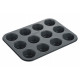 Форма для випікання мафінів Ardesto Tasty baking, 35х26.5х3см, 12шт, вуглецева сталь, сіро-блакитний