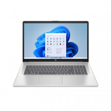 Ноутбук HP 17-cn4049ua 17.3" FHD IPS AG, Intel 3-100U, 16GB, F512GB, UMA, Win11, сріблястий