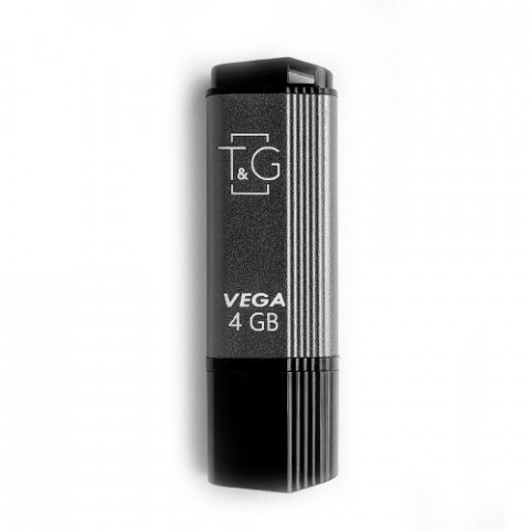 Флеш-накопичувач USB 4GB T&G 121 Vega Series Grey (TG121-4GBGY)