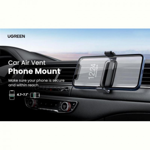 Тримач автомобільний Ugreen LP120 Space Gray (10422)