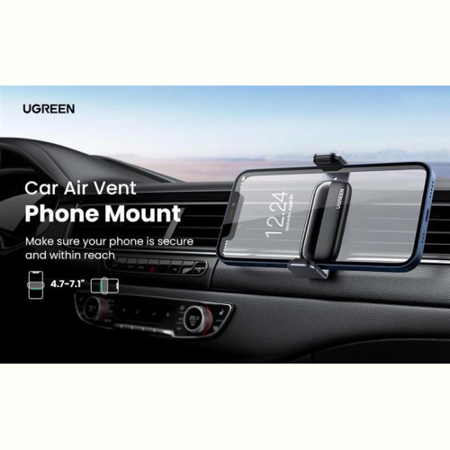 Тримач автомобільний Ugreen LP120 Space Gray (10422)