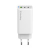 Мережевий зарядний пристрій ColorWay GaN Mini 65W PD Port PPS USB (USB-2C1A) White (CW-CHS058PD-WT)