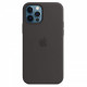 Чохол-накладка Apple Silicone Case with MagSafe для Apple iPhone 12 Pro Max Black (MHLG3)