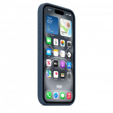 Чохол Apple iPhone 16 Silicone Case with MagSafe Denim (MYY23)