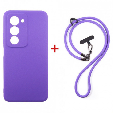 Чохол-накладка Dengos для Xiaomi Redmi 15 Violet (DG-KM-CCRB-46) + ремінець