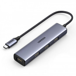 Концентратор USB Type-C Ugreen Gray (CM473) 4xUSB 3.2