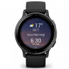 Смарт-годинник Garmin Vivoactive 5 Slate Aluminum Bezel with Black Case and Silicone Band (010-02862-5A)