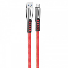 Кабель ColorWay USB-microUSB, 2.4А, 1м, Red (CW-CBUM011-RD)