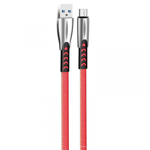 Кабель ColorWay USB-microUSB, 2.4А, 1м, Red (CW-CBUM011-RD)