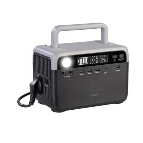 Revolt Powerstation Solar-Generator 230Wh, 230 V, 300 W (ZX-3735-675)