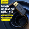 Кабель Baseus High Definition HDMI - HDMI, V2.0 4K, 1м, Black (CAKGQ-A01)