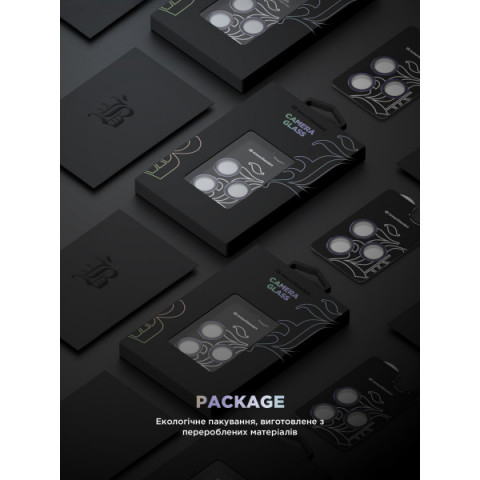 Захисне скло для камери ArmorStandart Supreme Black Icon для iPhone 14 Pro/14 Pro Max Purple (ARM76596)