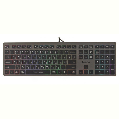 Клавіатура A4Tech Fstyler FX60H Grey Neon backlit