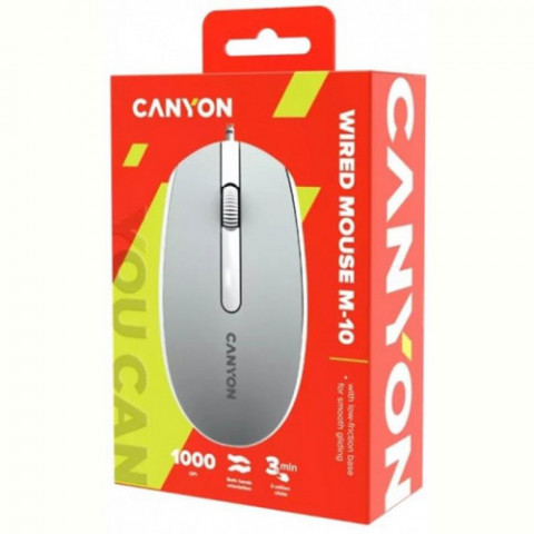 Миша Canyon M-10 USB Dark Grey (CNE-CMS10DG)