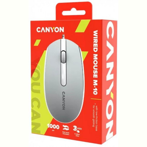 Миша Canyon M-10 USB Dark Grey (CNE-CMS10DG)