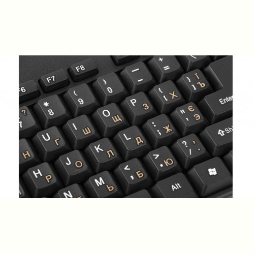 Комплект (клавіатура, мишка) REAL-EL Standard 503 Kit Black USB