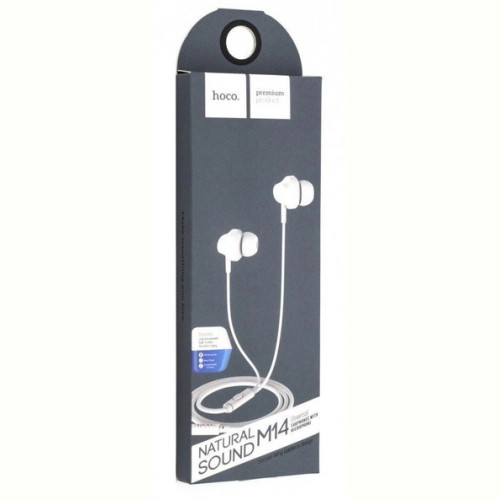 Гарнітура Hoco M14 Inital Sound White (M14W)