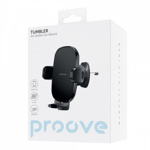Автомобільний тримач Proove Tumbler Air Outlet Car Mount black Купити в Україні