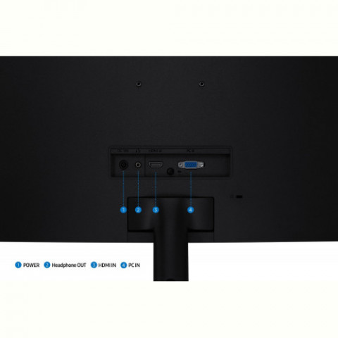 Монiтор Samsung 27" Essential S3 S27D390G (LS27D390GAIXCI) VA Black Curved 100Hz