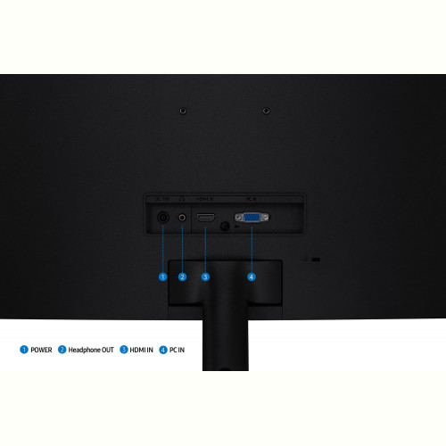 Монiтор Samsung 27" Essential S3 S27D390G (LS27D390GAIXCI) VA Black Curved 100Hz