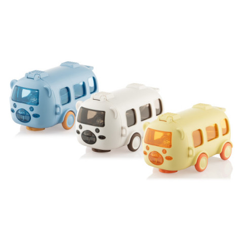 Пляшка для води Ardesto Bear Bus 500мл, пластик, жовтий