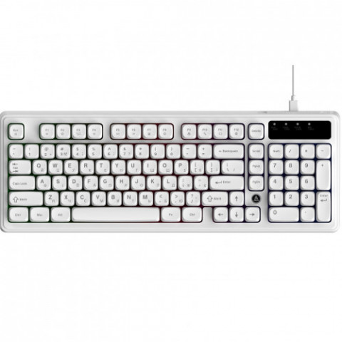 Клавіатура Ajazz AF98 Black USB-C White (AF98-W)