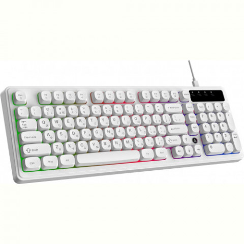 Клавіатура Ajazz AF98 Black USB-C White (AF98-W)