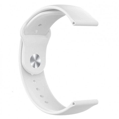 Ремінець ArmorStandart Silicone Watch Strap 20mm White (ARM60518)