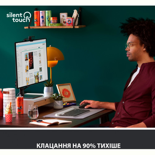 Мишка бездротова Logitech Signature M650 L (910-006236) Graphite USB