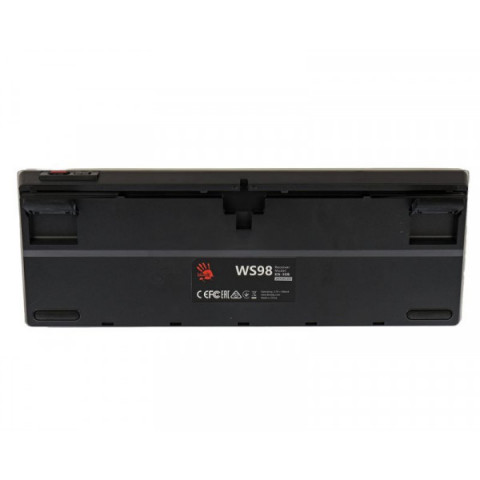 Механічна бездротова клавіатура A4Tech Bloody WS98 (Bloody Grey), сіро-біла