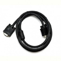 Кабель Gresso V4003 VGA - VGA (M/M), с 2-ма фер. кільцями, 5м, Black (2000700002296)