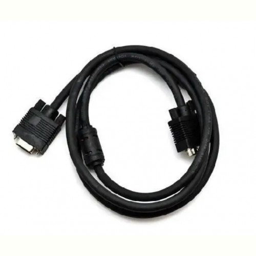 Кабель Gresso V4003 VGA - VGA (M/M), с 2-ма фер. кільцями, 5м, Black (2000700002296)